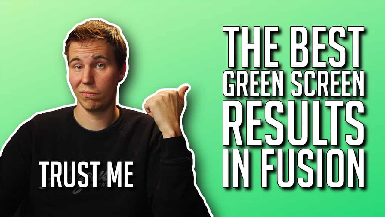 Advanced Green Screen Keying in Fusion
