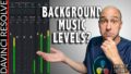 Set Audio Levels for Background Music