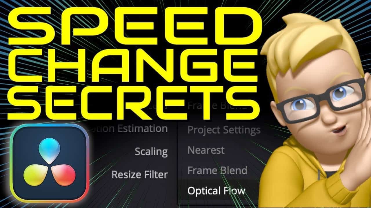 davinci resolve how to speed up a clip