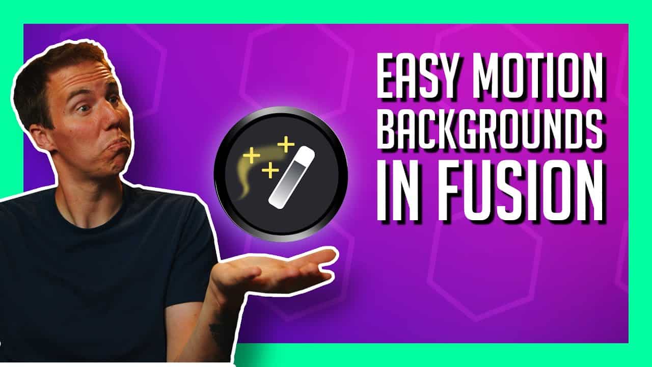 Making a Custom Motion Background in Fusion