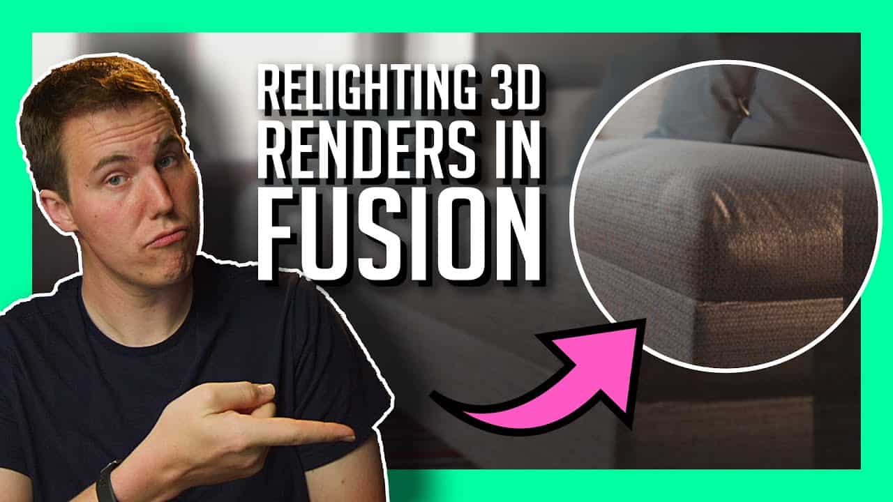 Relighting 3D Renders in Fusion | DVResolve.com