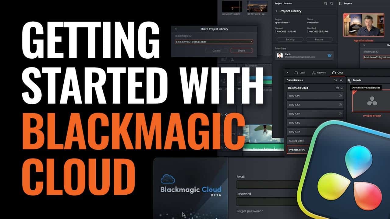 Getting started with blackmagic cloud dvresolve